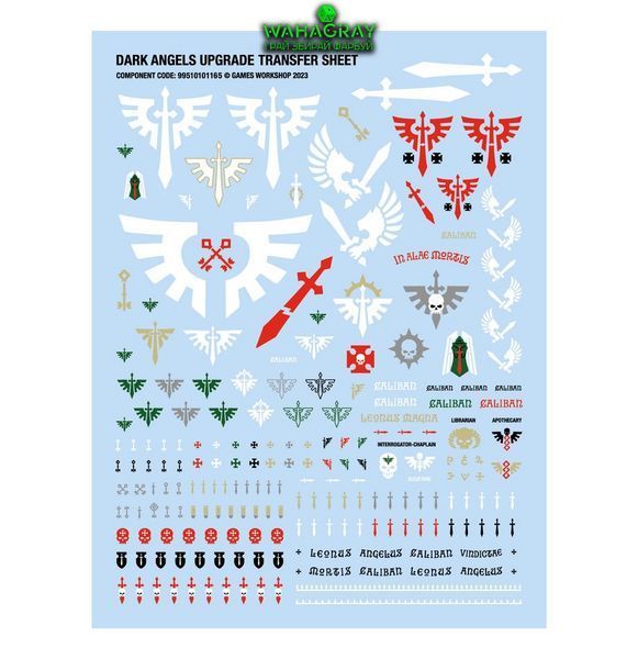 Набор миниатюр DARK ANGELS - UPGRADES AND TRANSFERS
