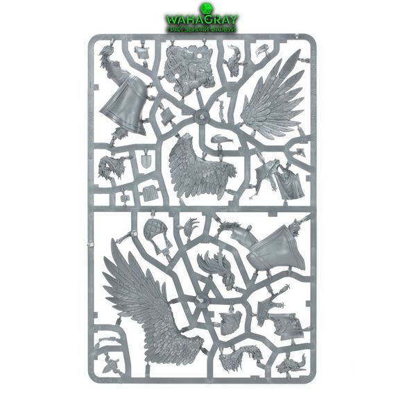 Миниатюра KINGDOM OF BRETONNIA - BATTLE STANDARD BEARER ON ROYAL PEGASUS