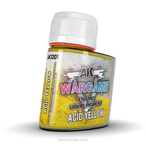 Пигмент Acid Yellow - WARGAME LIQUID PIGMENT AK1201 фото