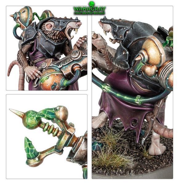 Мініатюра SKAVEN - WARLOCK GALVANEER