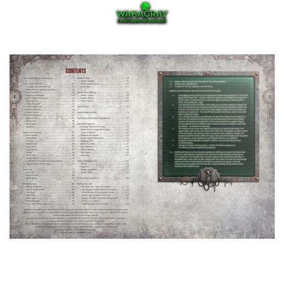 Книжка правил NECROMUNDA - HOUSE OF CHAINS (ENG)