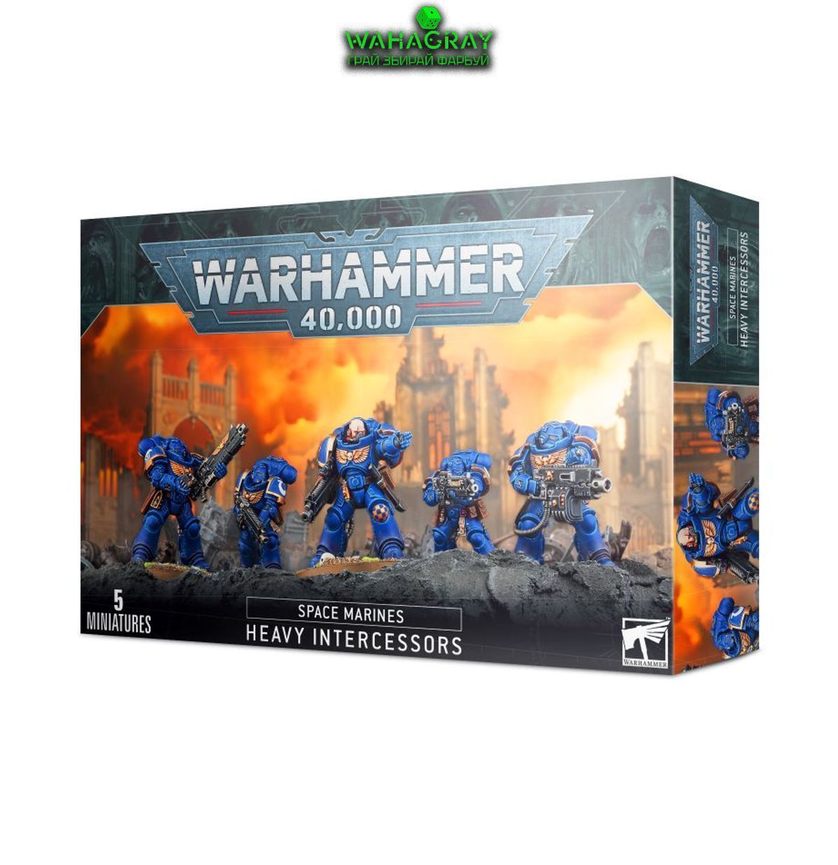 Набір мініатюр WARHAMMER 40000: SPACE MARINES - HEAVY INTERCESSORS