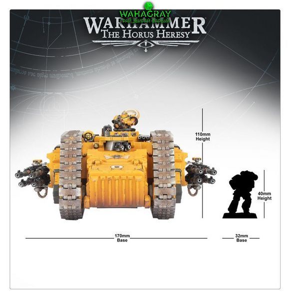 Мініатюра LEGIONES ASTARTES - SPARTAN ASSAULT TANK