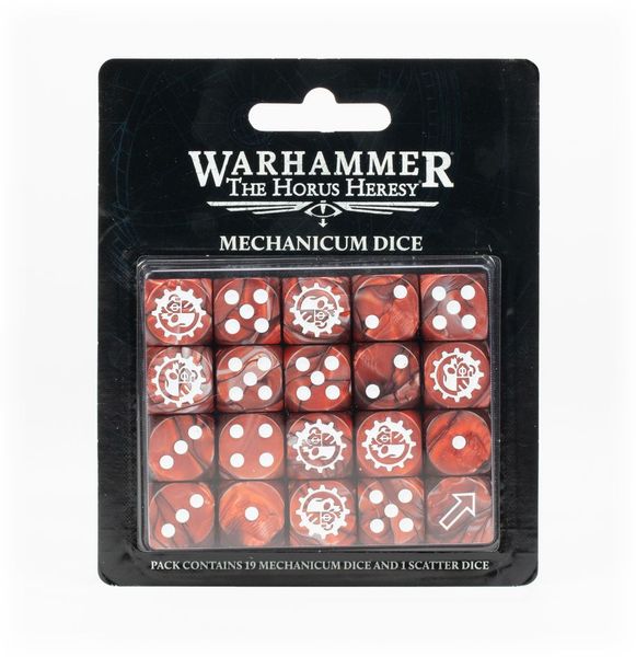 Набір кубиків HORUS HERESY: MECHANICUM DICE 99223016001 фото