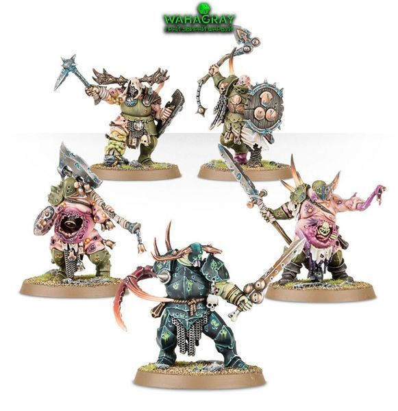Набір мініатюр MAGGOTKIN OF NURGLE - PUTRID BLIGHTKINGS_st