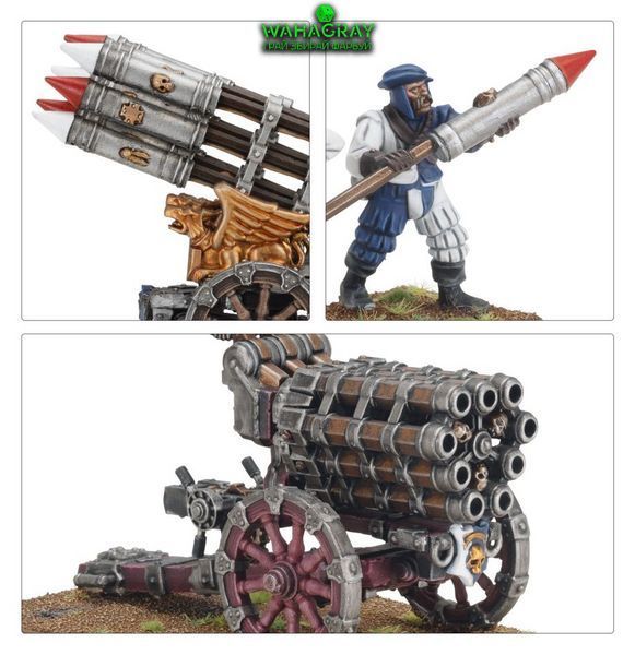 Набір мініатюр EMPIRE OF MAN - HELBLASTER VOLLEY GUN & HELSTORM BATTERY