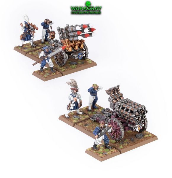 Набір мініатюр EMPIRE OF MAN - HELBLASTER VOLLEY GUN & HELSTORM BATTERY