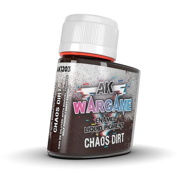 Пигмент CHAOS DIRT – WARGAME LIQUID PIGMENT AK1203 фото