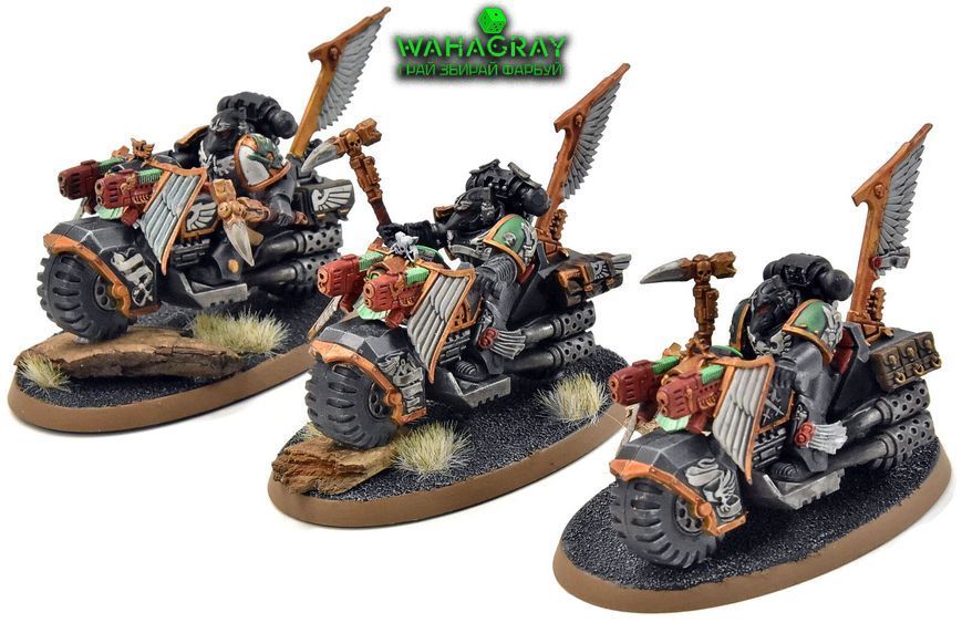 Набор миниатюр DARK ANGELS - RAVENWING COMMAND SQUAD