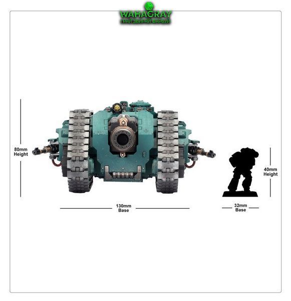 Миниатюра LEGIONES ASTARTES - TYPHON HEAVY SIEGE TANK