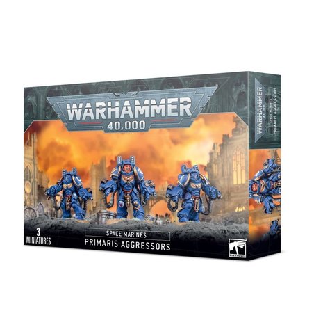 Набір мініатюр SPACE MARINES - PRIMARIS AGGRESSORS 99120101306 фото