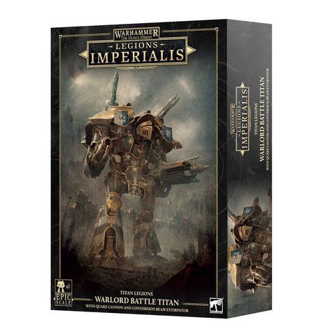 Предзаказ Миниатюра LEGIONS IMPERIALIS - WARLORD TITAN+QUAKE CANNON & BEAM/EX