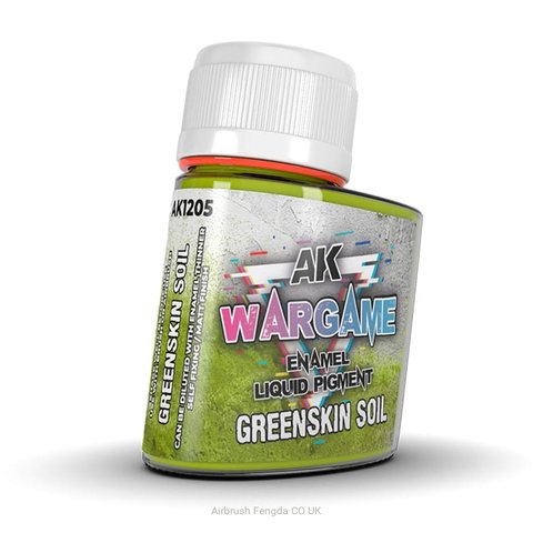 Пігмент GREENSKIN SOIL – WARGAME LIQUID PIGMENT AK1205 фото