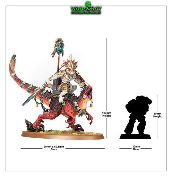 Миниатюра SERAPHON - SAURUS SCAR-VETERAN ON AGGRADON