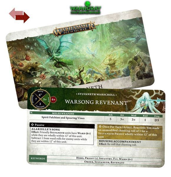 Карти WARSCROLL CARDS - SYLVANETH (ENG)