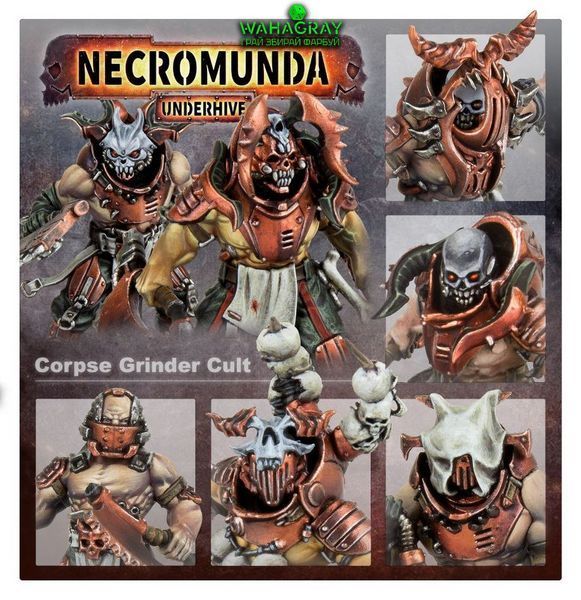 Набор миниатюр NECROMUNDA: CORPSE GRINDER CULT