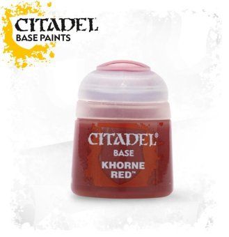 Краска Citadel BASE: KHORNE RED 12ML 9918995021106 фото