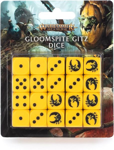 Гральні куби GLOOMSPITE GITZ DICE SET 99220209007 фото