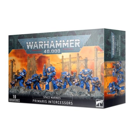 Набір мініатюр SPACE MARINES - PRIMARIS INTERCESSORS 99120101309 фото