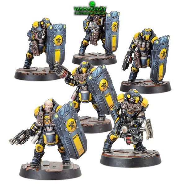 Набор миниатюр NECROMUNDA - PALANITE SUBJUGATOR PATROL