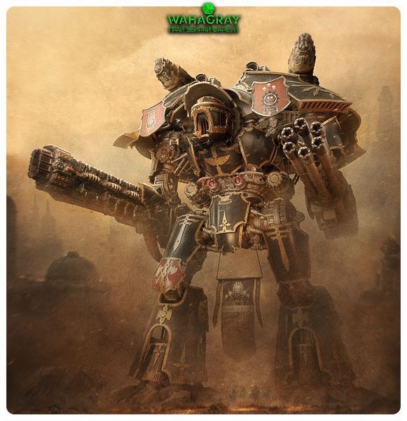 Мініатюра LEGIONS IMPERIALIS - WARLORD TITAN W/VOLKITE & MACRO GAT