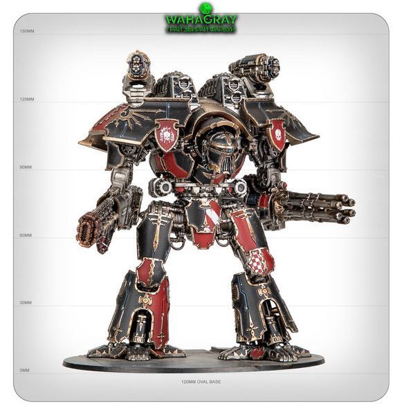 Мініатюра LEGIONS IMPERIALIS - WARLORD TITAN W/VOLKITE & MACRO GAT