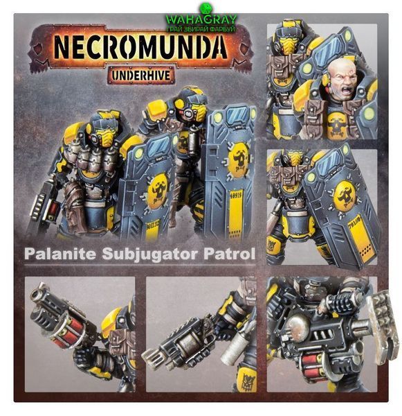 Набор миниатюр NECROMUNDA - PALANITE SUBJUGATOR PATROL