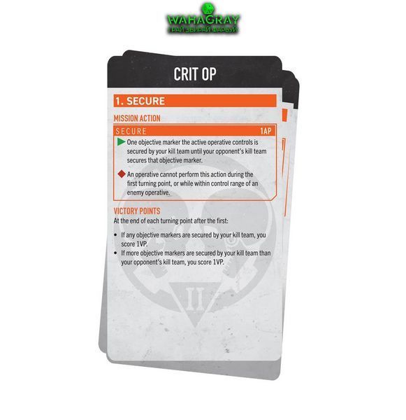 Карти KILL TEAM - APPROVED OPS CARDS 2025 (ENG)