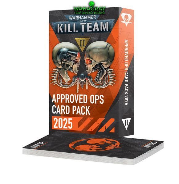 Карти KILL TEAM - APPROVED OPS CARDS 2025 (ENG)