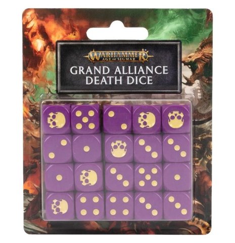 Гральні куби GRAND ALLIANCE DEATH DICE SET 99220299087 фото