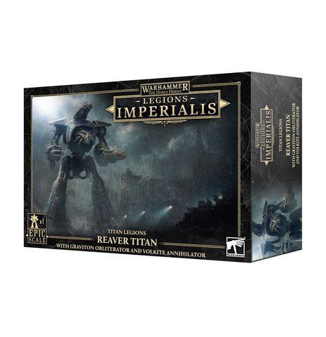Предзаказ Миниатюра LEGIONS IMPERIALIS - REAVER TITAN GRAV/OBL & VOLK/ANNH
