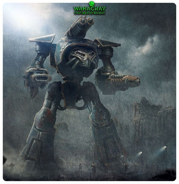 Мініатюра LEGIONS IMPERIALIS - REAVER TITAN GRAV/OBL & VOLK/ANNH