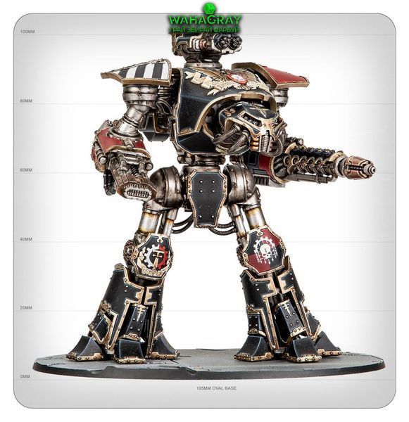 Мініатюра LEGIONS IMPERIALIS - REAVER TITAN GRAV/OBL & VOLK/ANNH