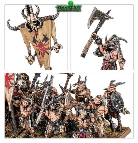 Передзамовлення Набір мініатюр BEASTMEN BRAYHERDS - BATTLE MARCH ARMY