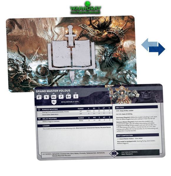 Карты DATASHEET CARDS - GREY KNIGHTS (ENGLISH)