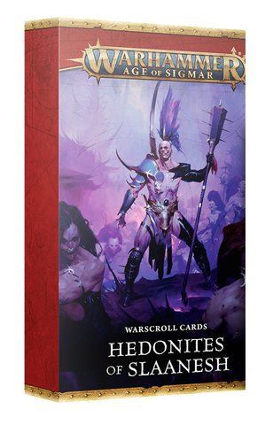 Предзаказ Карты WARSCROLL CARDS - HEDONITES OF SLAANESH (ENG)