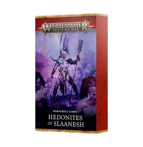 Предзаказ Карты WARSCROLL CARDS - HEDONITES OF SLAANESH (ENG)