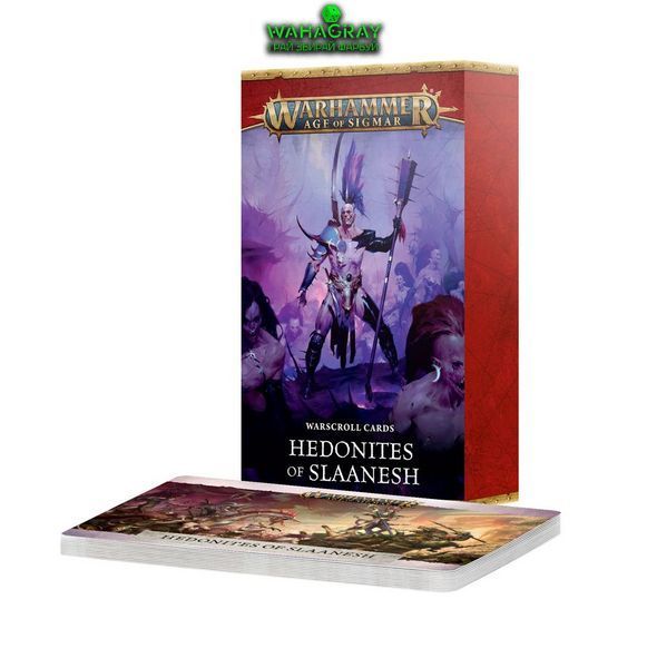 Карты WARSCROLL CARDS - HEDONITES OF SLAANESH (ENG)