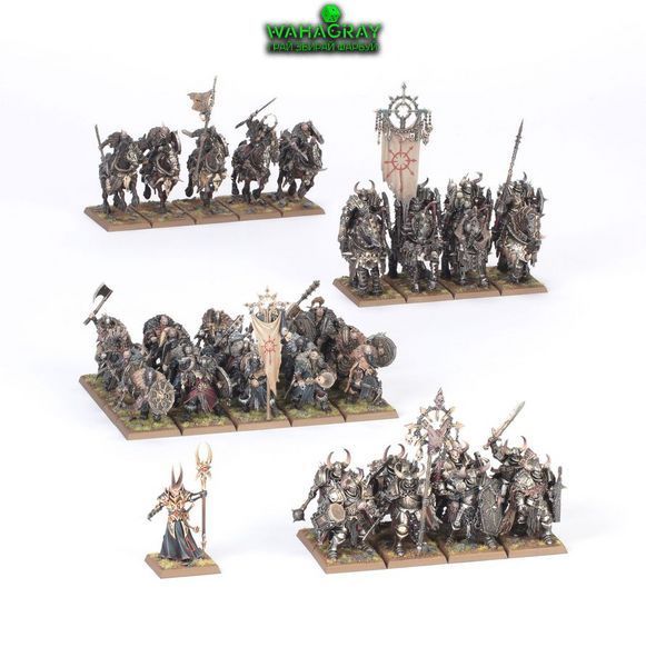 Передзамовлення Набір мініатюр WARRIORS OF CHAOS - BATTLE MARCH ARMY