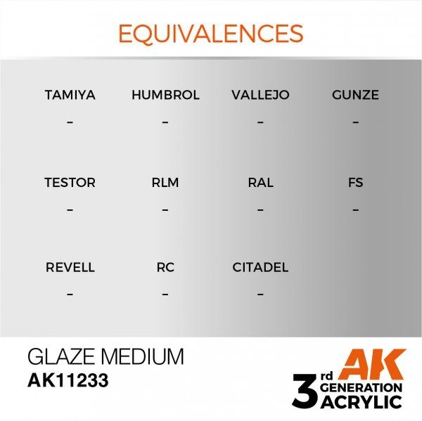 Фарба GLAZE MEDIUM – AUXILIARY AK11233 фото