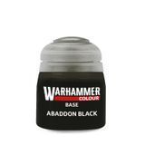 Краска BASE - ABADDON BLACK 12ML ROW X6