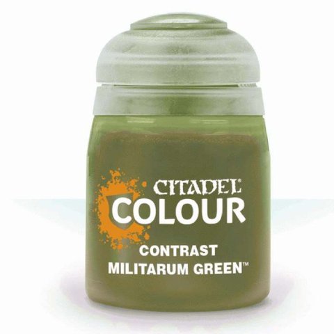 Краска Citadel CONTRAST: MILITARUM GREEN (18ML) 9918996011006 фото