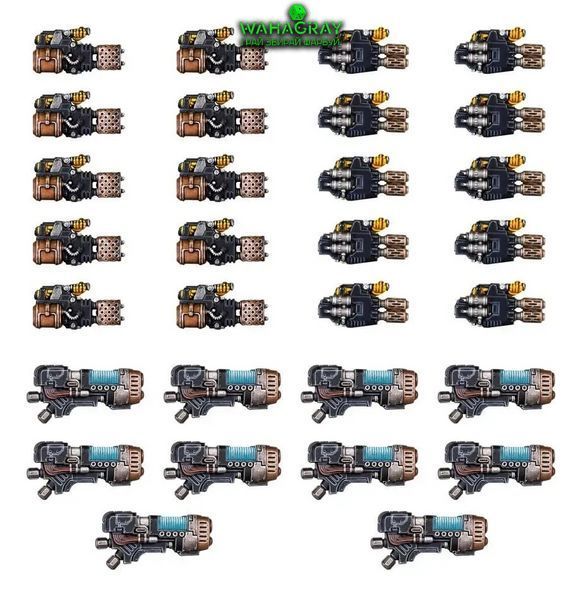 Набор LEGIONES ASTARTES - HEAVY WEAPONS UPGRADE SET 2