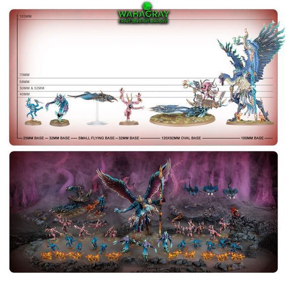 Набор миниатюр DISCIPLES OF TZEENTCH - WARPFLAME CAVALCADE