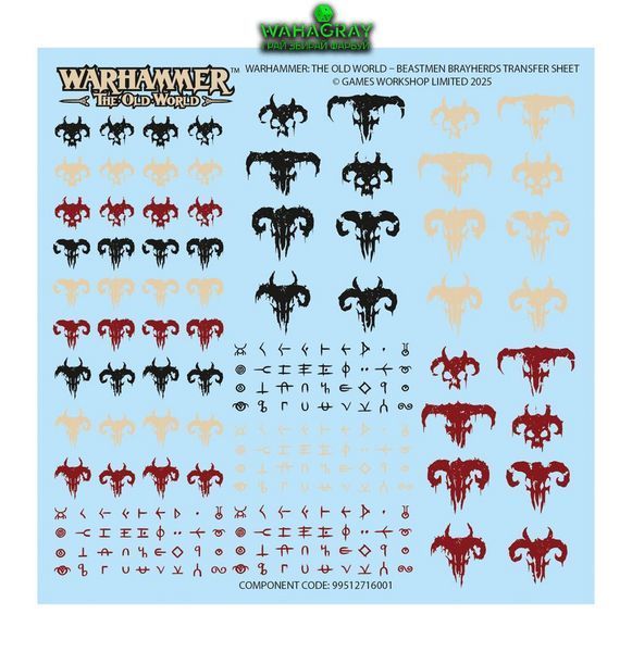 Набор миниатюр BEASTMEN BRAYHERDS - GOR HERD