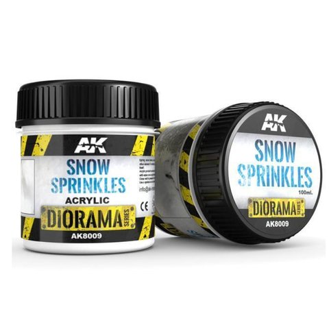 Текстурна паста Snow Sprinkles 100ml - Паста для створення текстури снігу AK8009 фото