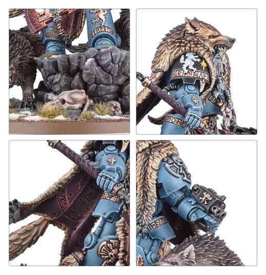 Миниатюра WARHAMMER 40000: SPACE WOLVES - LOGAN GRIMNAR ⭐ купить