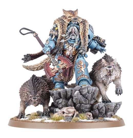 Warhammer Logan Grimnar ローガン・グリムナー Миниатюра WARHAMMER 40000: SPACE WOLVES - LOGAN GRIMNAR ⭐ купить