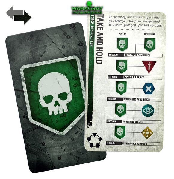 Карты CHAPTER APPROVED MISSION DECK ENG