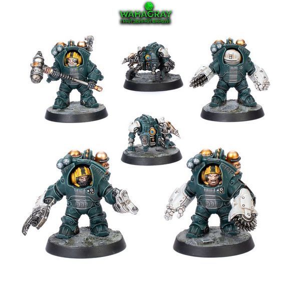 Набор миниатюр NECROMUNDA - SQUAT PROSPECTORS EXO-KYN